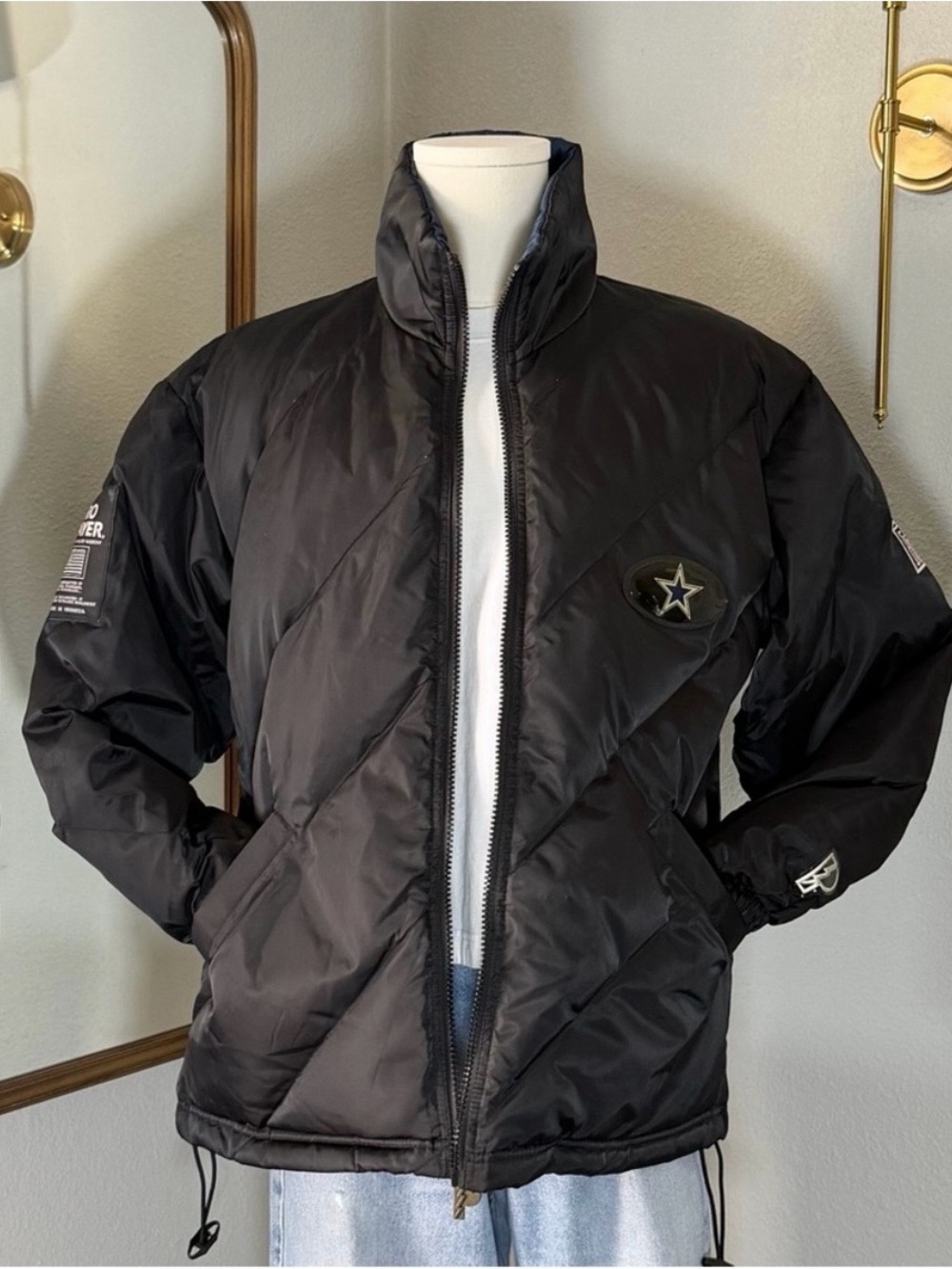 Vintage Pro Player Dallas Cowboys Down Puffer Jacket